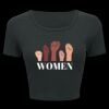 Ladies' Poly-Cotton Crop T-Shirt Thumbnail