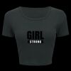 Ladies' Poly-Cotton Crop T-Shirt Thumbnail
