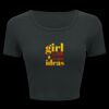 Ladies' Poly-Cotton Crop T-Shirt Thumbnail