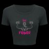 Ladies' Poly-Cotton Crop T-Shirt Thumbnail