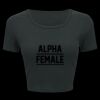 Ladies' Poly-Cotton Crop T-Shirt Thumbnail