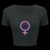 Ladies' Poly-Cotton Crop T-Shirt Thumbnail