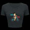 Ladies' Poly-Cotton Crop T-Shirt Thumbnail