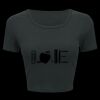 Ladies' Poly-Cotton Crop T-Shirt Thumbnail