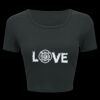 Ladies' Poly-Cotton Crop T-Shirt Thumbnail