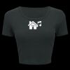 Ladies' Poly-Cotton Crop T-Shirt Thumbnail