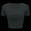 Ladies' Poly-Cotton Crop T-Shirt Thumbnail