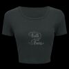 Ladies' Poly-Cotton Crop T-Shirt Thumbnail