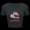 Ladies' Poly-Cotton Crop T-Shirt Thumbnail