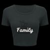 Ladies' Poly-Cotton Crop T-Shirt Thumbnail
