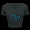 Ladies' Poly-Cotton Crop T-Shirt Thumbnail