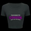 Ladies' Poly-Cotton Crop T-Shirt Thumbnail