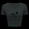Ladies' Poly-Cotton Crop T-Shirt Thumbnail