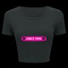 Ladies' Poly-Cotton Crop T-Shirt Thumbnail