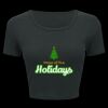 Ladies' Poly-Cotton Crop T-Shirt Thumbnail
