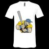 Unisex Jersey Short-Sleeve V-Neck T-Shirt Thumbnail