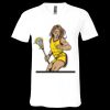 Unisex Jersey Short-Sleeve V-Neck T-Shirt Thumbnail