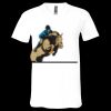 Unisex Jersey Short-Sleeve V-Neck T-Shirt Thumbnail