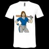 Unisex Jersey Short-Sleeve V-Neck T-Shirt Thumbnail