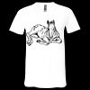 Unisex Jersey Short-Sleeve V-Neck T-Shirt Thumbnail