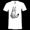 Unisex Jersey Short-Sleeve V-Neck T-Shirt Thumbnail