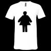 Unisex Jersey Short-Sleeve V-Neck T-Shirt Thumbnail