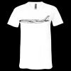 Unisex Jersey Short-Sleeve V-Neck T-Shirt Thumbnail