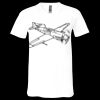 Unisex Jersey Short-Sleeve V-Neck T-Shirt Thumbnail