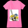 Ladies' Jersey Short-Sleeve Deep V-Neck T-Shirt Thumbnail