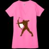 Ladies' Jersey Short-Sleeve Deep V-Neck T-Shirt Thumbnail