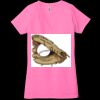 Ladies' Jersey Short-Sleeve Deep V-Neck T-Shirt Thumbnail