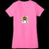 Ladies' Jersey Short-Sleeve Deep V-Neck T-Shirt Thumbnail
