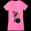 Ladies' Jersey Short-Sleeve Deep V-Neck T-Shirt Thumbnail