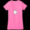 Ladies' Jersey Short-Sleeve Deep V-Neck T-Shirt Thumbnail