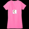 Ladies' Jersey Short-Sleeve Deep V-Neck T-Shirt Thumbnail