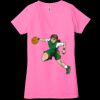 Ladies' Jersey Short-Sleeve Deep V-Neck T-Shirt Thumbnail