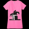 Ladies' Jersey Short-Sleeve Deep V-Neck T-Shirt Thumbnail