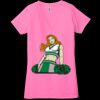 Ladies' Jersey Short-Sleeve Deep V-Neck T-Shirt Thumbnail
