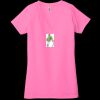 Ladies' Jersey Short-Sleeve Deep V-Neck T-Shirt Thumbnail