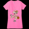 Ladies' Jersey Short-Sleeve Deep V-Neck T-Shirt Thumbnail