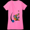 Ladies' Jersey Short-Sleeve Deep V-Neck T-Shirt Thumbnail