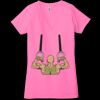 Ladies' Jersey Short-Sleeve Deep V-Neck T-Shirt Thumbnail