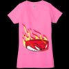Ladies' Jersey Short-Sleeve Deep V-Neck T-Shirt Thumbnail