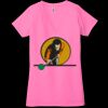 Ladies' Jersey Short-Sleeve Deep V-Neck T-Shirt Thumbnail