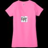 Ladies' Jersey Short-Sleeve Deep V-Neck T-Shirt Thumbnail