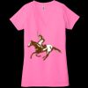 Ladies' Jersey Short-Sleeve Deep V-Neck T-Shirt Thumbnail