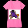 Ladies' Jersey Short-Sleeve Deep V-Neck T-Shirt Thumbnail