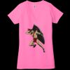 Ladies' Jersey Short-Sleeve Deep V-Neck T-Shirt Thumbnail