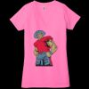 Ladies' Jersey Short-Sleeve Deep V-Neck T-Shirt Thumbnail