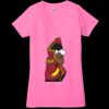 Ladies' Jersey Short-Sleeve Deep V-Neck T-Shirt Thumbnail